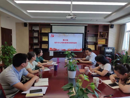 公司機關(guān)第二黨支部扎實開展 “不忘初心 牢記使命”系列黨課學習活動